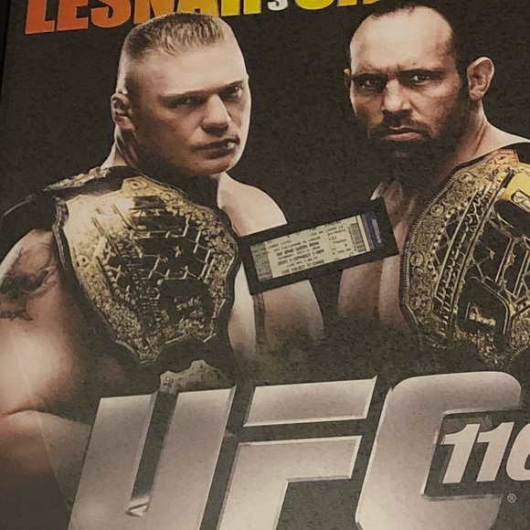 UFC 116 FRAMED POSTER WITH TICKET SUB - Picture 2 of 4
